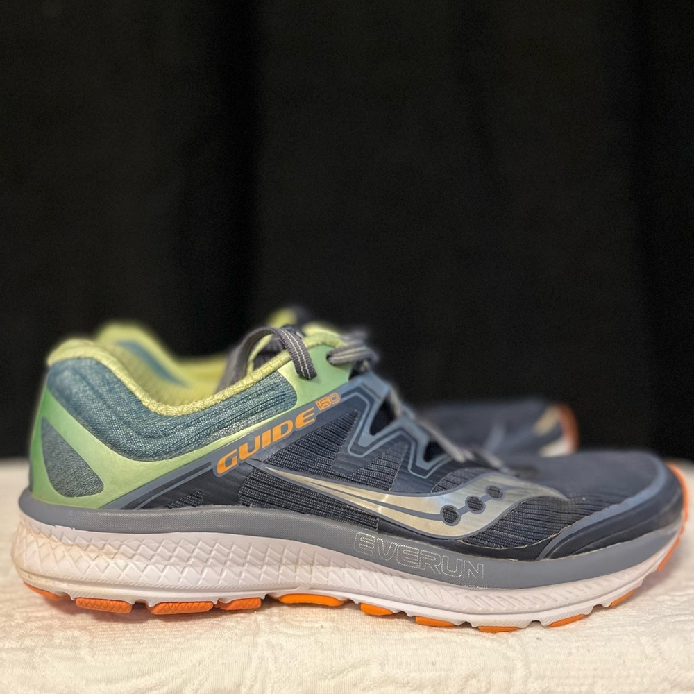 Saucony Guide Blue and Green Athletic Shoes